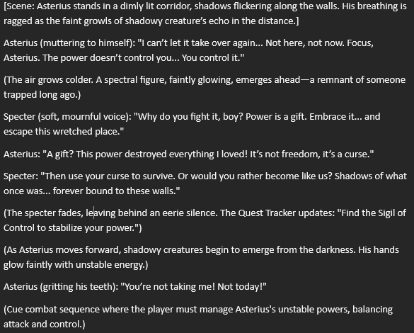 Asterius Cutscene